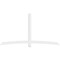 Ekena Millwork Bellingham Architectural Grade PVC Gable Bracket, 96"W x 52"H x 2"D x 4"F, 13/12 Pitch GBP096X52X0204BEL00 - alternate 5